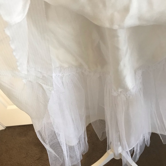 White and Black Formal Dress Juniors Size 9 - Picture 5 of 7